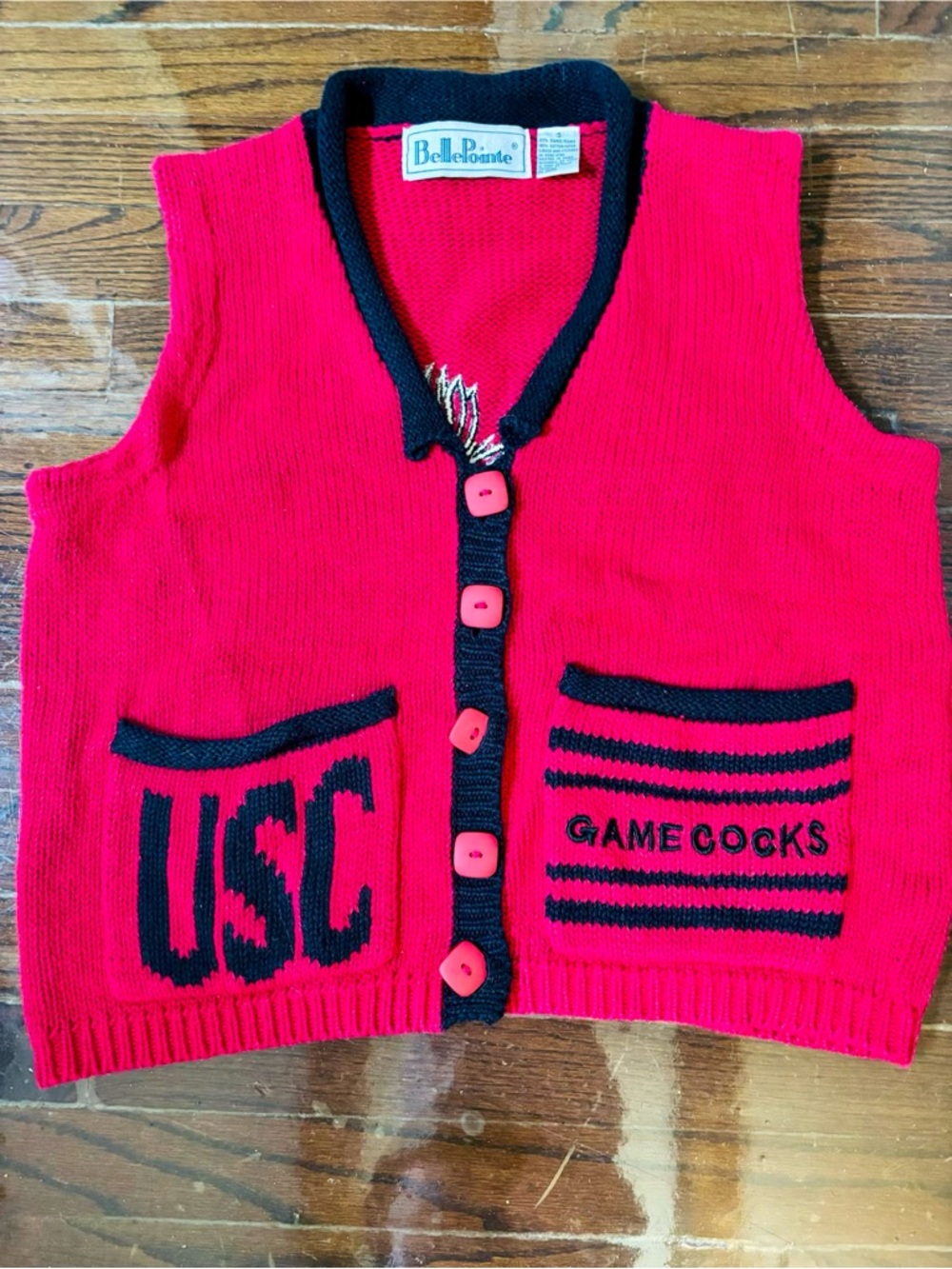 Carolina USC Gamecocks Women’s Vest,Vintage and Pre loved size S